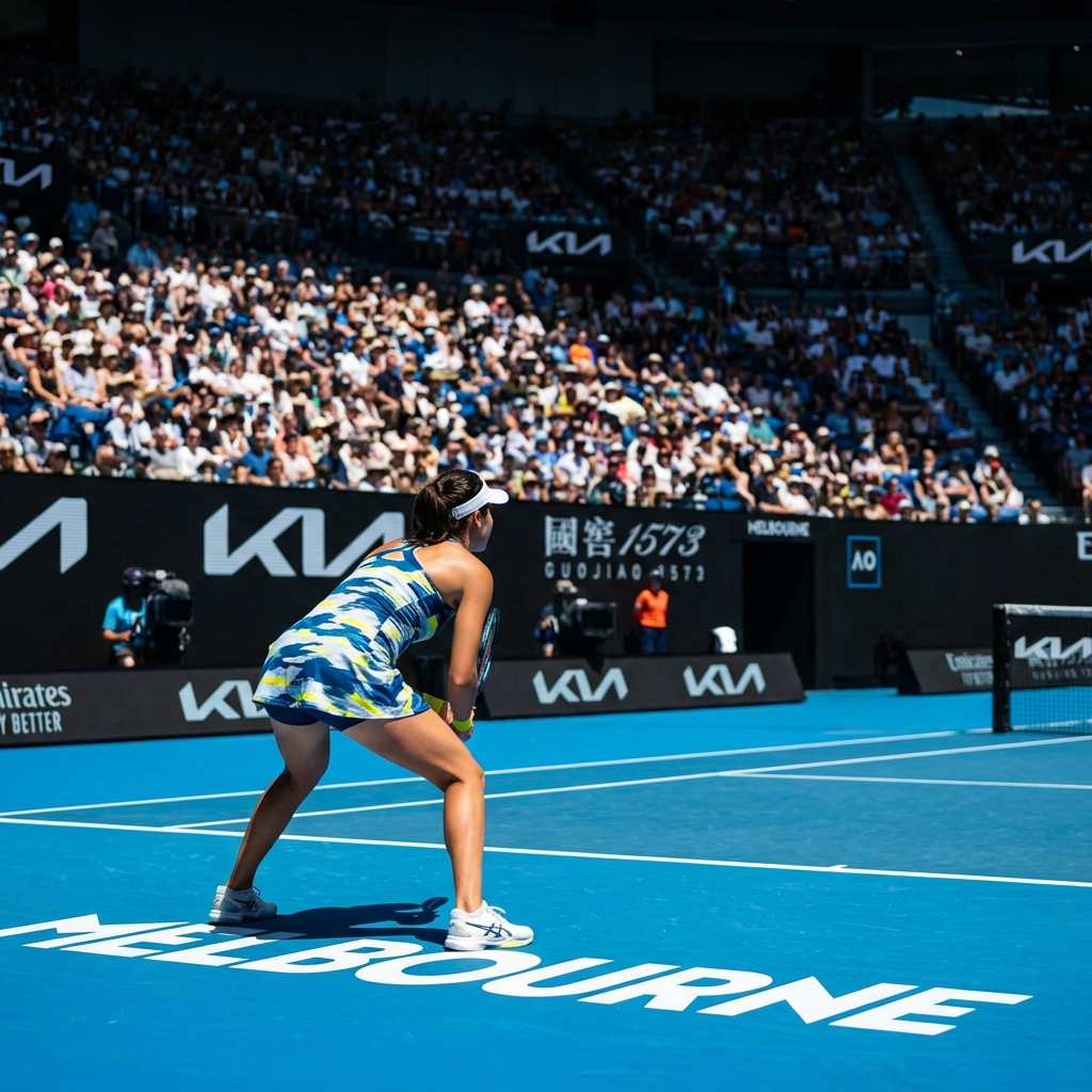 Renata Zarazúa en Australian Open